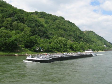 Commercial Traffic on the Rhine River